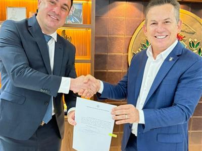 Notícia destaque: OAB-MT parabeniza Ricardo Almeida pela sua nomeação para desembargador