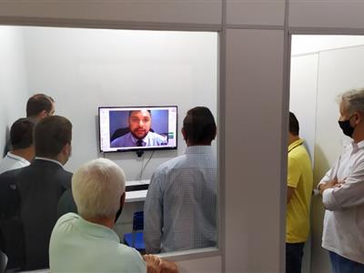 Foto da Notícia: Subseção amplia realização de videoconferências em penitenciária com doação de câmeras